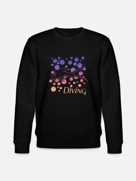 Scuba Diver tauchen diving - Stanley/Stella Unisex Bio-Sweatshirt CHANGER - Schwarz