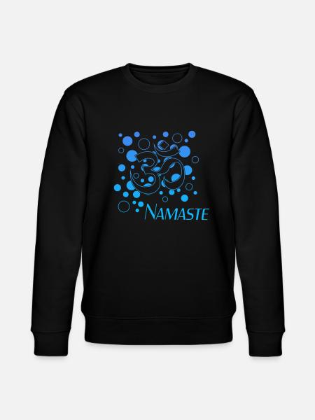 Namaste Yoga - Stanley/Stella Unisex Bio-Sweatshirt CHANGER  - Schwarz