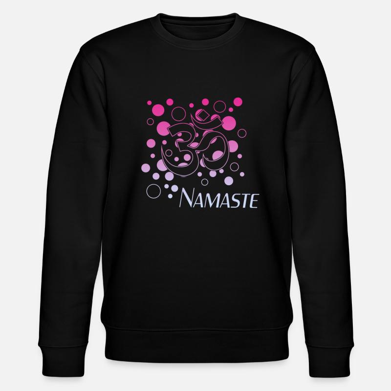 Namaste - Stanley/Stella Unisex Bio-Sweatshirt CHANGER  - Schwarz