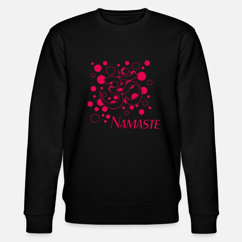 Namaste - Stanley/Stella Unisex Bio-Sweatshirt CHANGER  - Schwarz