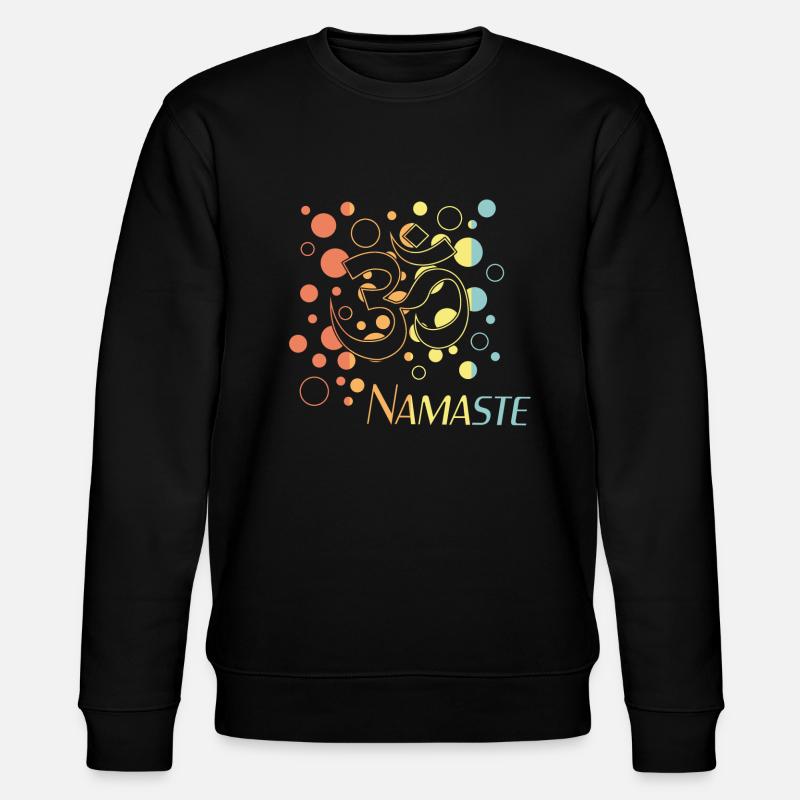 Namaste - Stanley/Stella Unisex Bio-Sweatshirt CHANGER  - Schwarz
