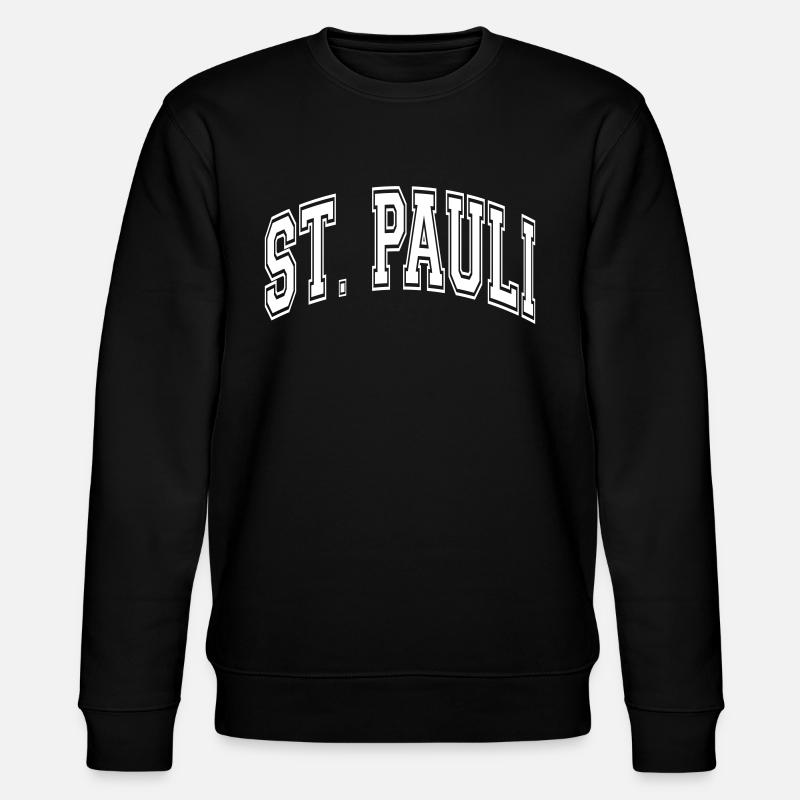 St. Pauli - Stanley/Stella Unisex Bio-Sweatshirt CHANGER  - Schwarz