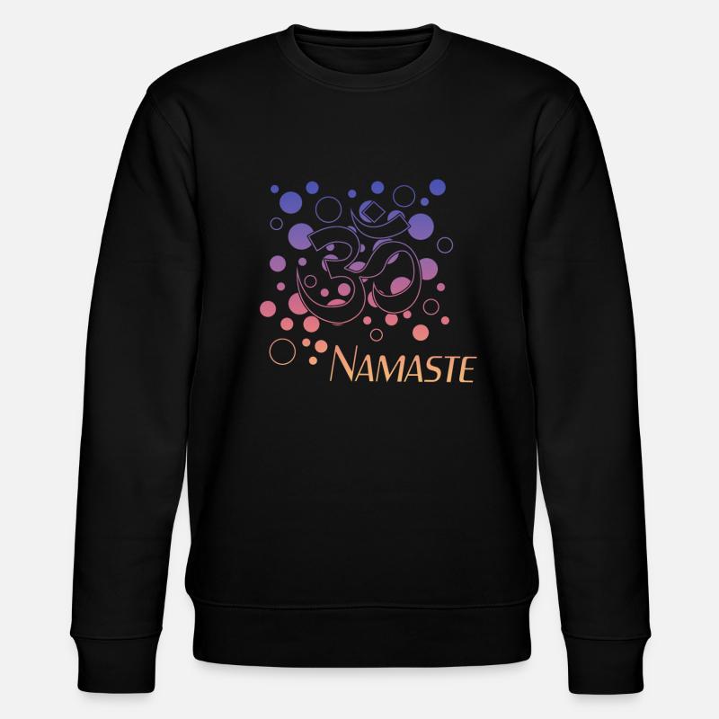 Namaste - Stanley/Stella Unisex Bio-Sweatshirt CHANGER  - Schwarz