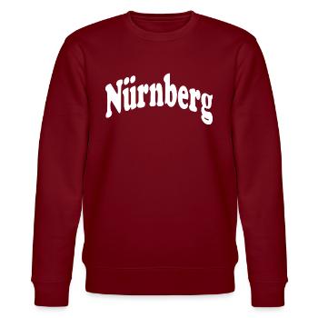 nürnberg - Stanley/Stella Unisex Bio-Sweatshirt CHANGER  - Burgunderrot - Vorne - Nik (191cm) & Marisol (170cm)