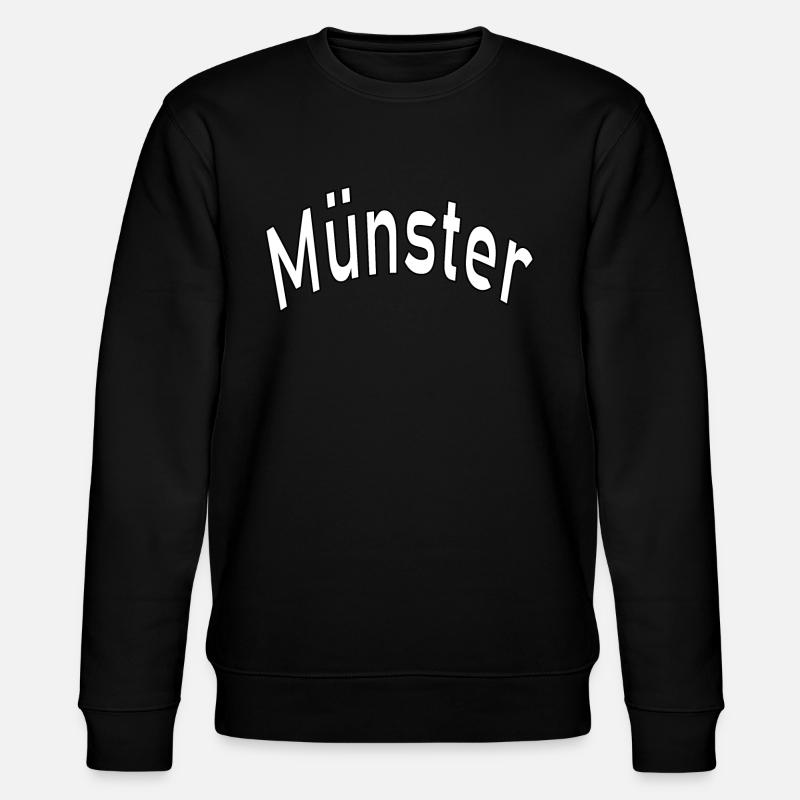 Münster - Stanley/Stella Unisex Bio-Sweatshirt CHANGER  - Schwarz