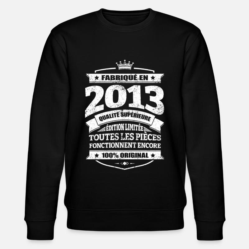 FABRIQUÉ EN 2013 - Sweat bio CHANGER Stanley/Stella Unisexe - noir