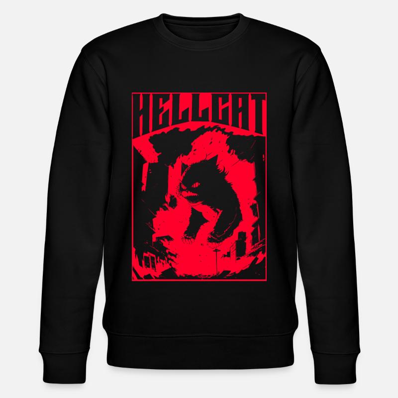 HELLCAT - Stanley/Stella Unisex Bio-Sweatshirt CHANGER  - Schwarz