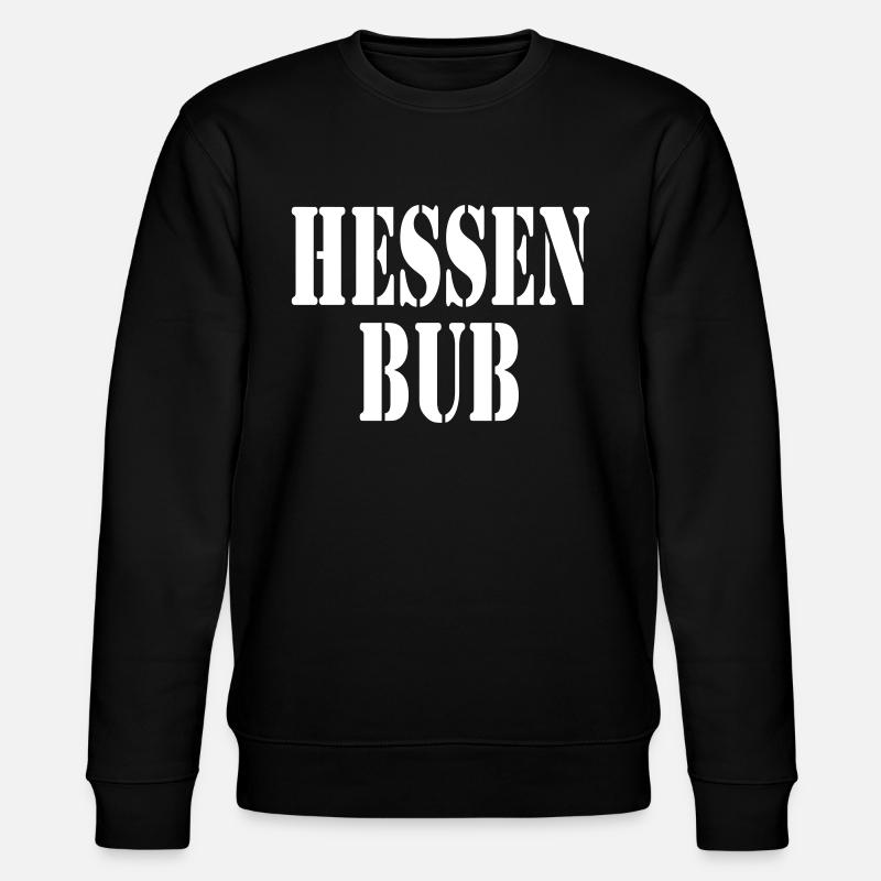 Hessen Bub - Stanley/Stella Unisex Bio-Sweatshirt CHANGER  - Schwarz