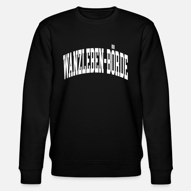 Wanzleben-Börde - Stanley/Stella Unisex Bio-Sweatshirt CHANGER  - Schwarz