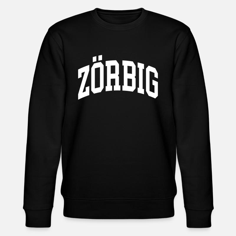 Zörbig - Stanley/Stella Unisex Bio-Sweatshirt CHANGER  - Schwarz