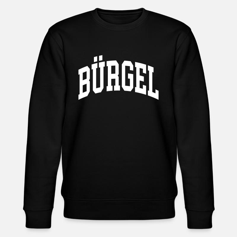 Bürgel - Sweat bio CHANGER Stanley/Stella Unisexe - noir