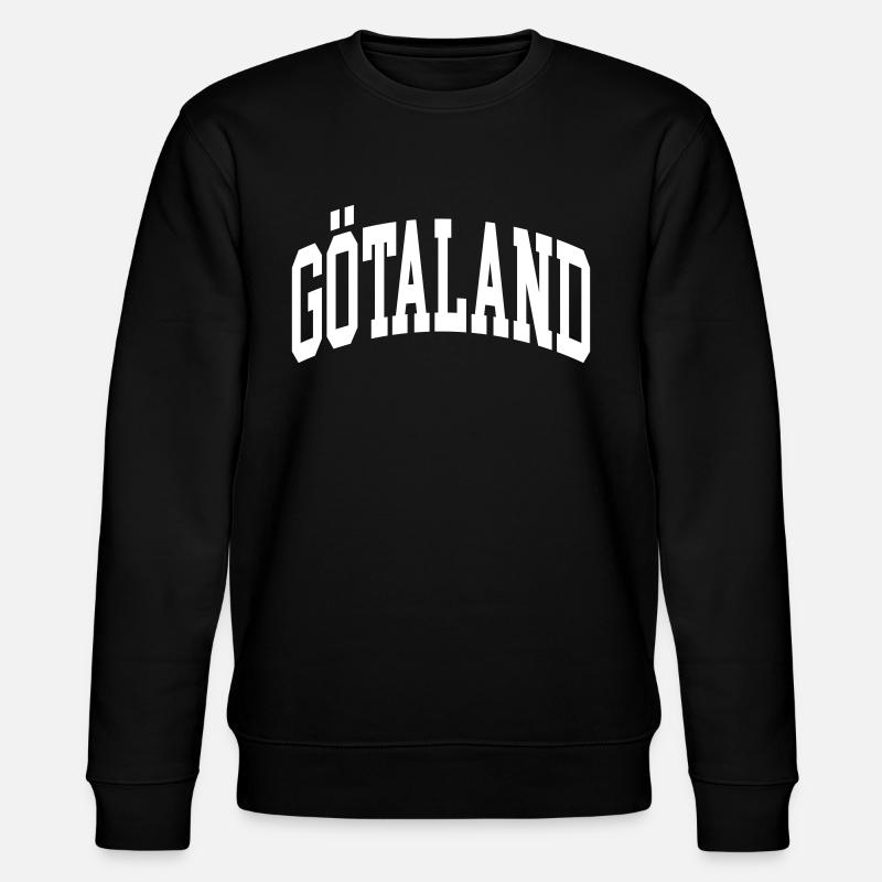 Götaland - Stanley/Stella Unisex Bio-Sweatshirt CHANGER  - Schwarz