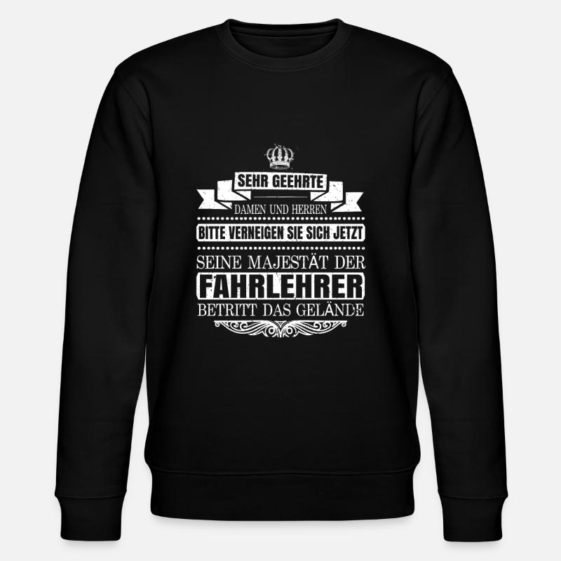 Fahrlehrer - Stanley/Stella Unisex Bio-Sweatshirt CHANGER  - Schwarz