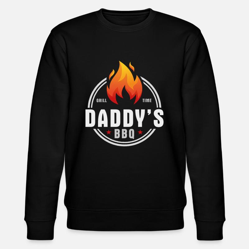 Barbecue pour papa - Sweat bio CHANGER Stanley/Stella Unisexe - noir