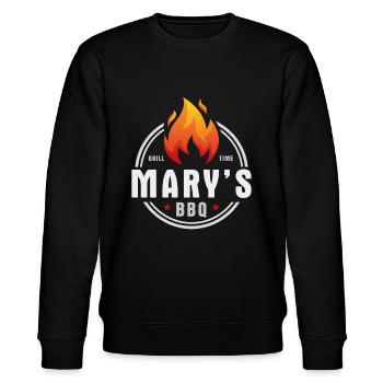 Marys BBQ - Sweat bio CHANGER Stanley/Stella Unisexe - noir - Devant - Nik (191cm) & Marisol (170cm)