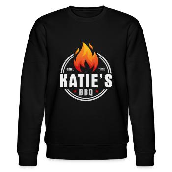 Barbecue Katies - Sweat bio CHANGER Stanley/Stella Unisexe - noir - Devant - Nik (191cm) & Marisol (170cm)