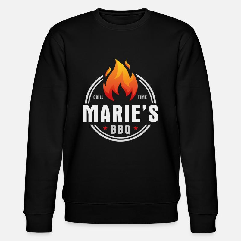 Maries BBQ - Stanley/Stella Unisex Bio-Sweatshirt CHANGER  - Schwarz