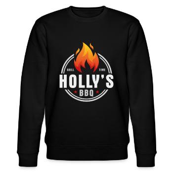 Barbecue Hollys - Sweat bio CHANGER Stanley/Stella Unisexe - noir - Devant - Nik (191cm) & Marisol (170cm)