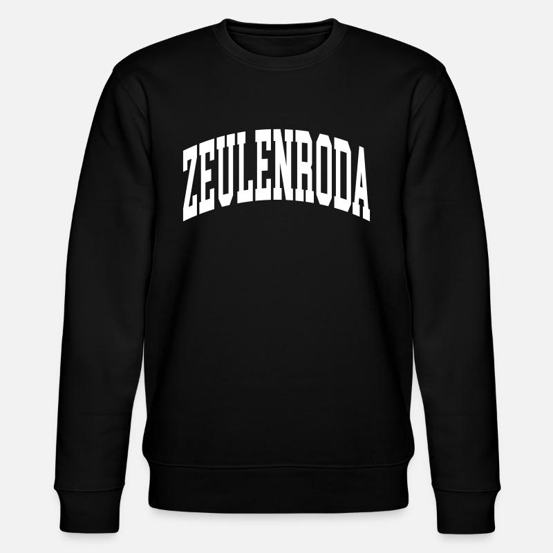 Zeulenroda - Stanley/Stella Unisex Bio-Sweatshirt CHANGER  - Schwarz