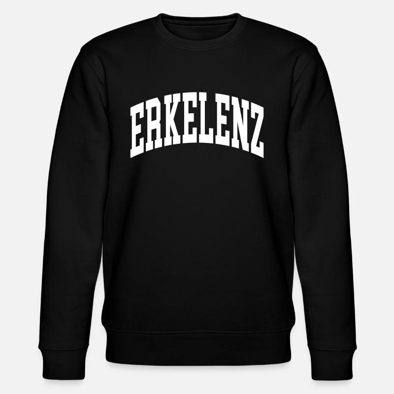 Erkelenz - Stanley/Stella Unisex Bio-Sweatshirt CHANGER  - Schwarz