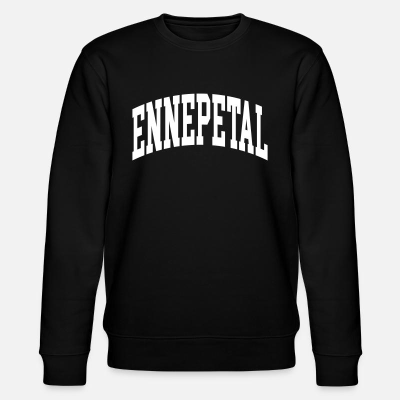Ennepetal - Stanley/Stella Unisex Bio-Sweatshirt CHANGER  - Schwarz