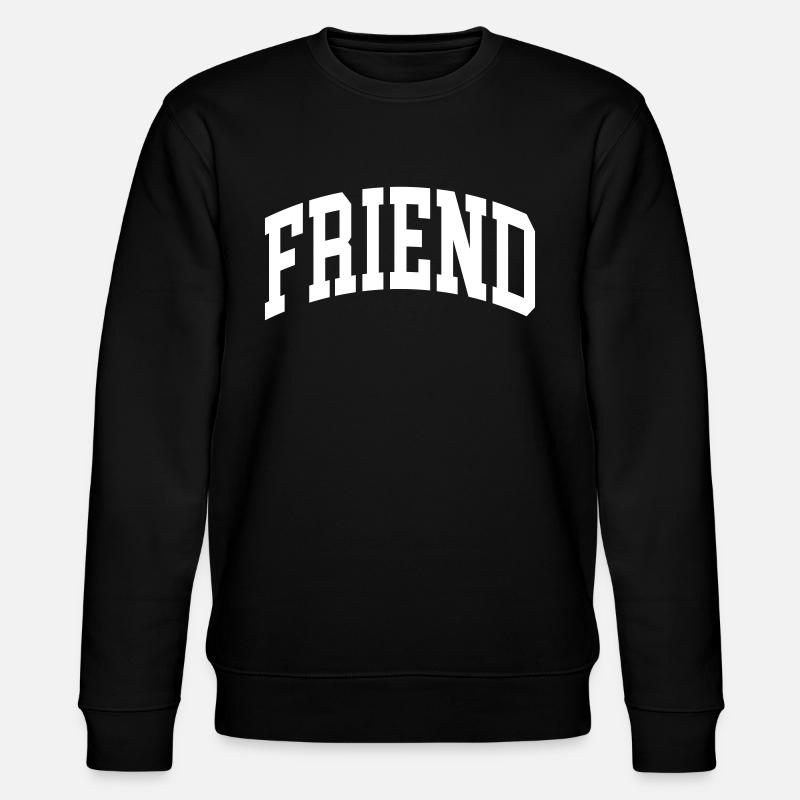 Friend - Stanley/Stella Unisex Bio-Sweatshirt CHANGER  - Schwarz