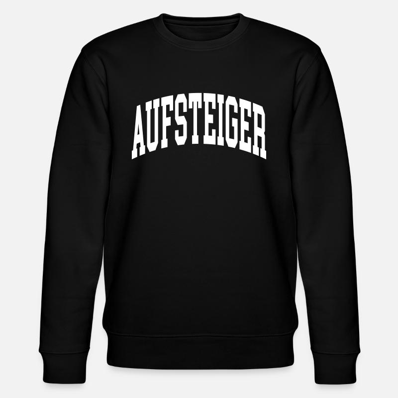 Aufsteiger - Stanley/Stella Unisex Bio-Sweatshirt CHANGER  - Schwarz