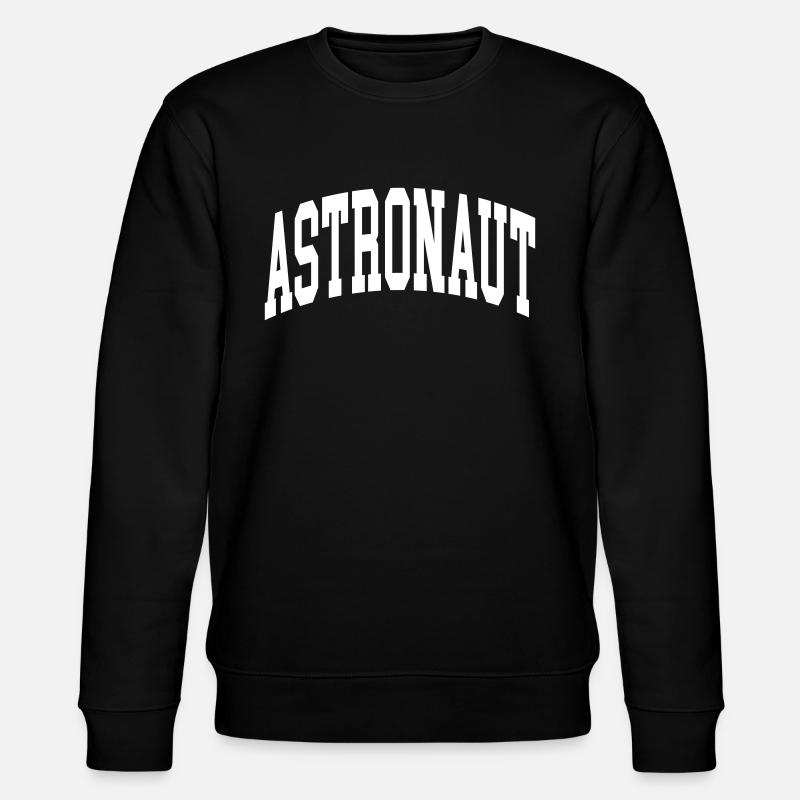 Astronaut - Stanley/Stella Unisex Bio-Sweatshirt CHANGER - Schwarz