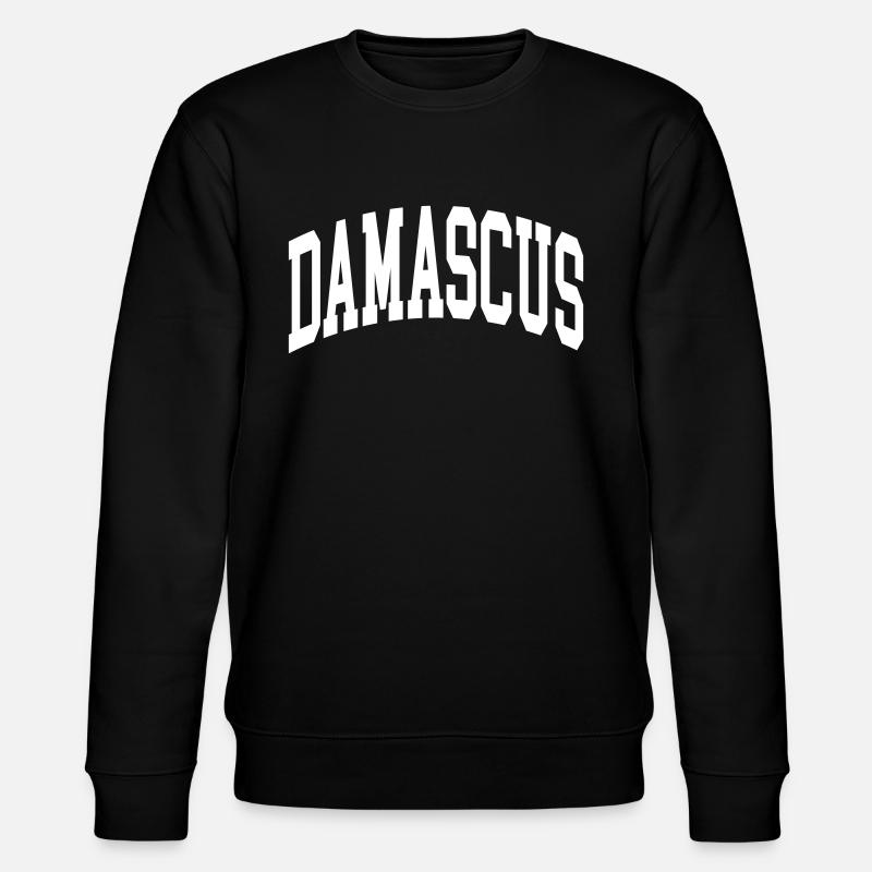 Damaskus - Stanley/Stella Unisex Bio-Sweatshirt CHANGER  - Schwarz
