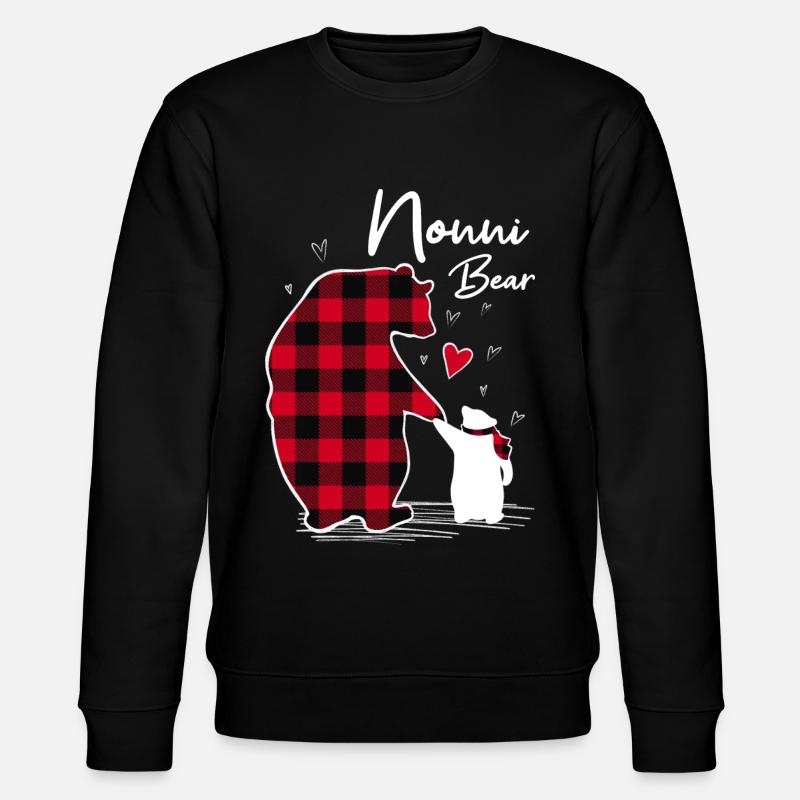 Nonni Ours - Sweat bio CHANGER Stanley/Stella Unisexe - noir