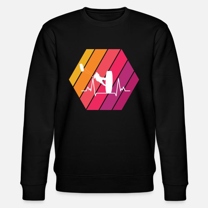 Kitesurf - Sweat bio CHANGER Stanley/Stella Unisexe - noir