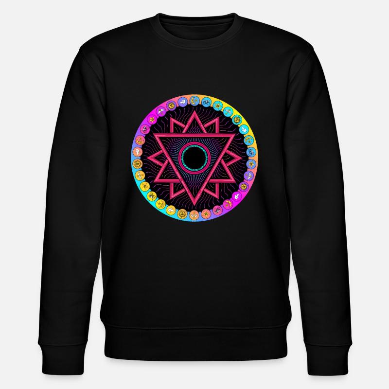 LSD Roue de l'Acide - Sweat bio CHANGER Stanley/Stella Unisexe - noir