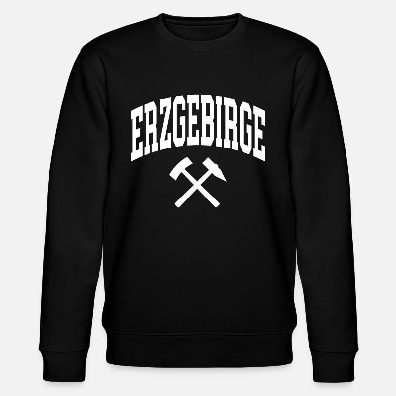 Erzgebirge - Stanley/Stella Unisex Bio-Sweatshirt CHANGER  - Schwarz