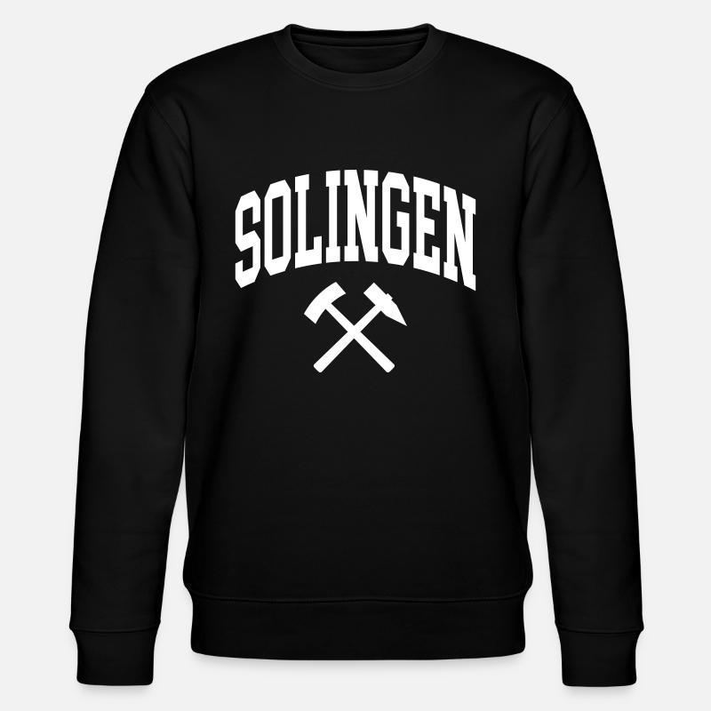 Solingen - Stanley/Stella Unisex Bio-Sweatshirt CHANGER  - Schwarz