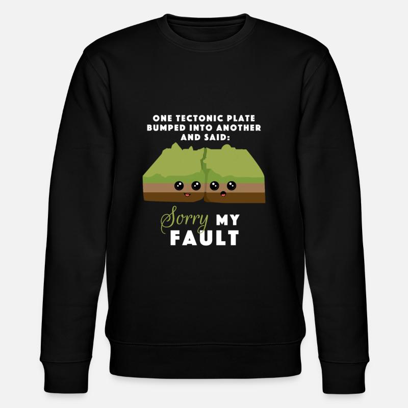 Science Love, Mignon Valentine, Une plaque tectonique - Sweat bio CHANGER Stanley/Stella Unisexe - noir