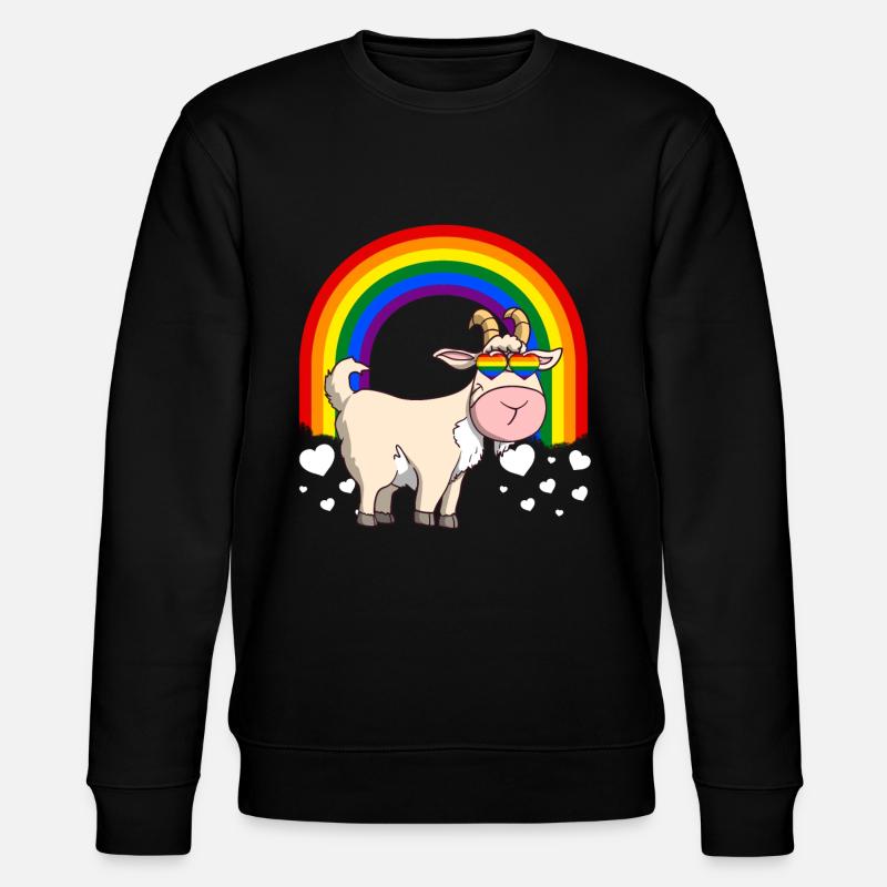Gay Pride Goat LGBTQ Rainbow - Sweat bio CHANGER Stanley/Stella Unisexe - noir