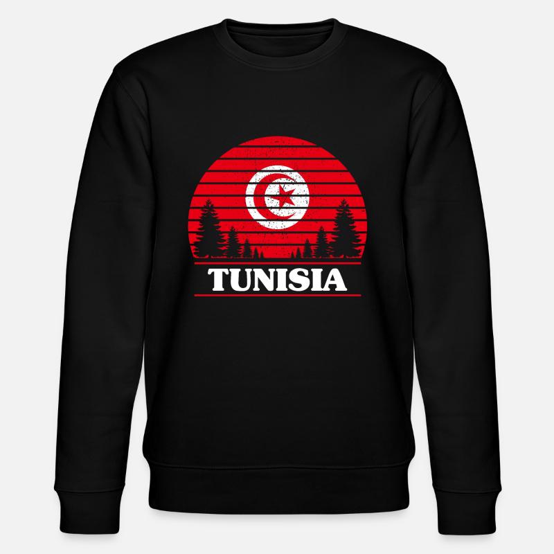 Tunesien - Stanley/Stella Unisex Bio-Sweatshirt CHANGER  - Schwarz