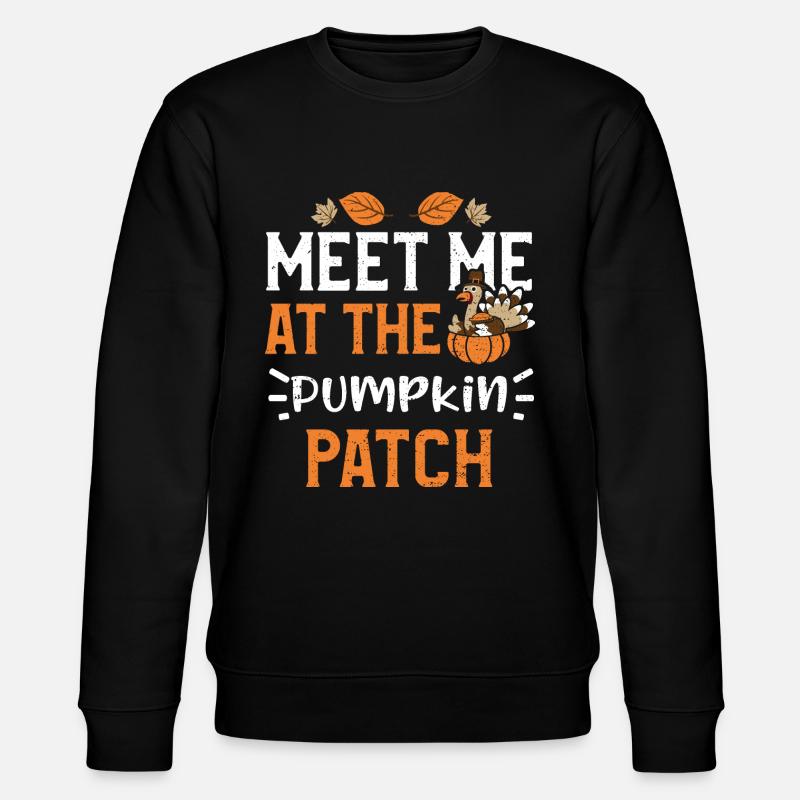 Rencontrez-moi au Pumpkin Patch - Sweat bio CHANGER Stanley/Stella Unisexe - noir