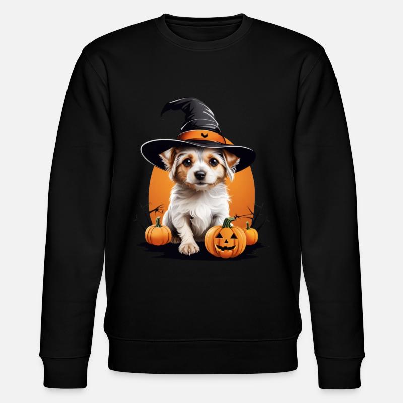 Chien d’Halloween - Sweat bio CHANGER Stanley/Stella Unisexe - noir