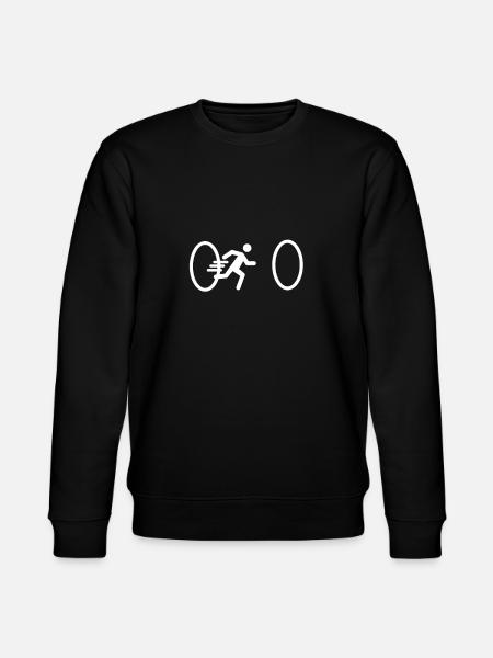 Portal time travel - Stanley/Stella CHANGER Unisex Organic Sweatshirt - black