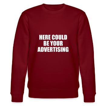 Here could be your ad create gift yoursel - Sweat bio CHANGER Stanley/Stella Unisexe - bordeaux - Devant - Nik (191cm) & Marisol (170cm)