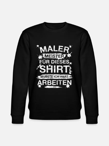 Maler Malermeister Handwerker Geschenk - Stanley/Stella Unisex Bio-Sweatshirt CHANGER - Schwarz