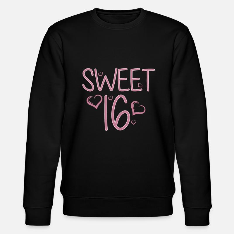 Sweet 16 anniversaire cadeau - Sweat bio CHANGER Stanley/Stella Unisexe - noir