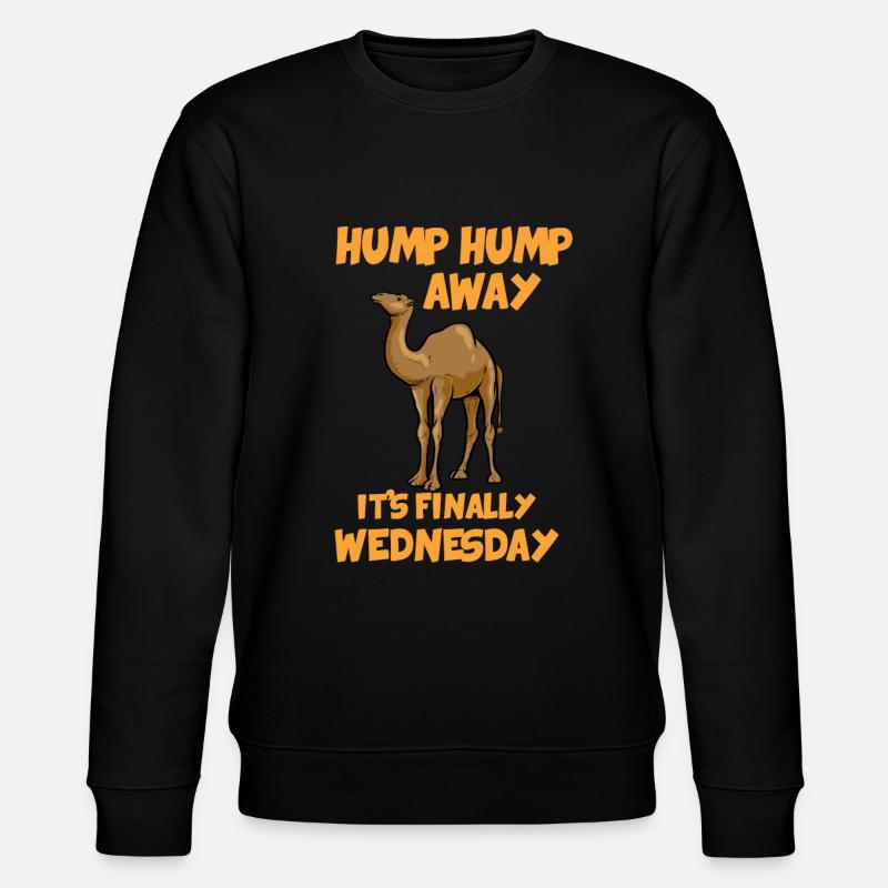 Camel Gift I Camel Dromedary - Stanley/Stella CHANGER Unisex Organic Sweatshirt - black