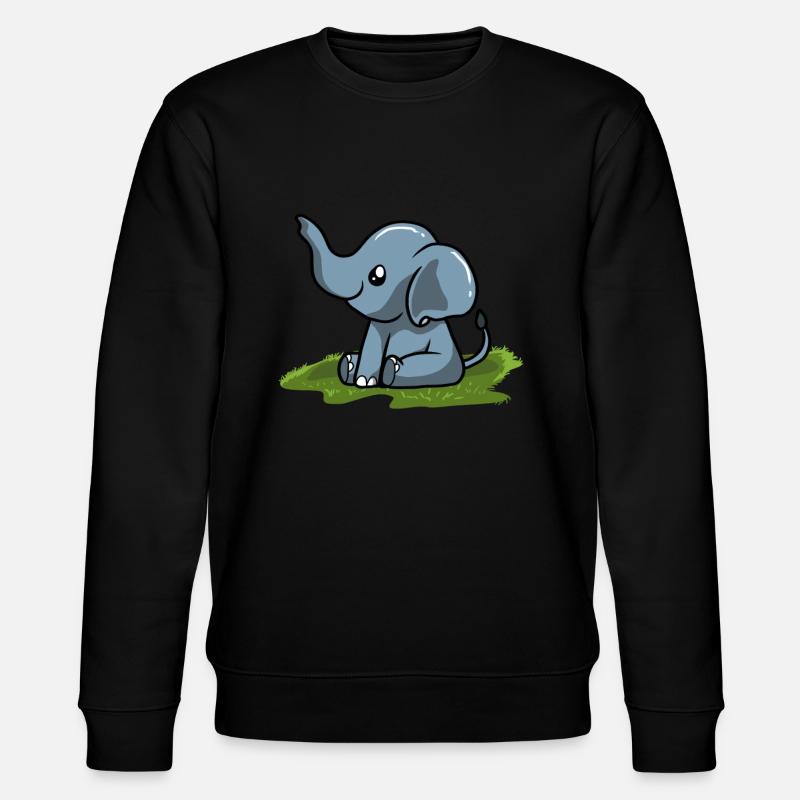 l'éléphant - Sweat bio CHANGER Stanley/Stella Unisexe - noir