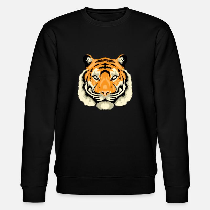 tigre - Sweat bio CHANGER Stanley/Stella Unisexe - noir