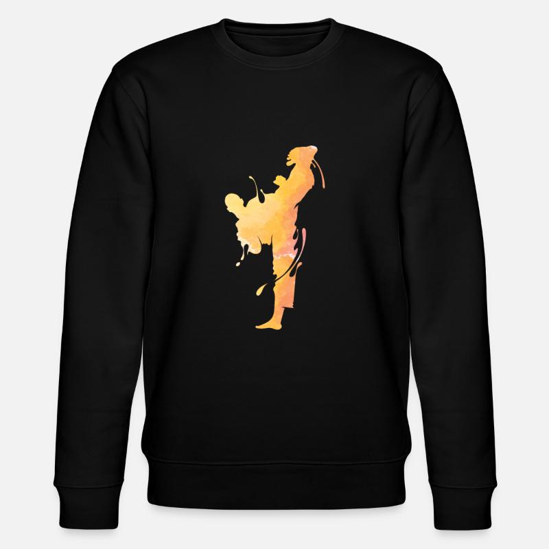 Karate Karateka - Stanley/Stella Unisex Bio-Sweatshirt CHANGER  - Schwarz