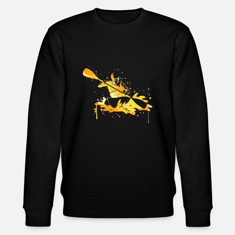 Kajak Kayak Kajaker - Stanley/Stella Unisex Bio-Sweatshirt CHANGER  - Schwarz