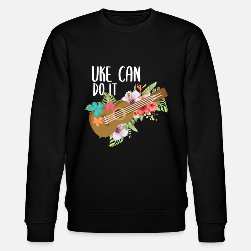 Uke Ukulele - Stanley/Stella Unisex Bio-Sweatshirt CHANGER  - Schwarz