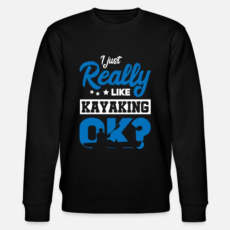 Kayak Kayak Kayaker - Sweat bio CHANGER Stanley/Stella Unisexe - noir